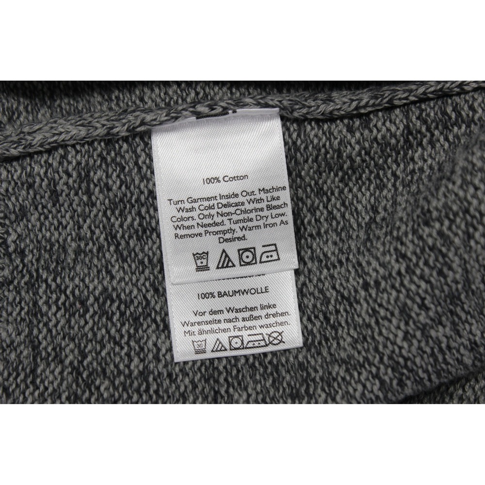 Eddie Bauer Crew Neck Sweater Men's XL Heather Gray Tight Knit Casual - Picture 9 of 11
